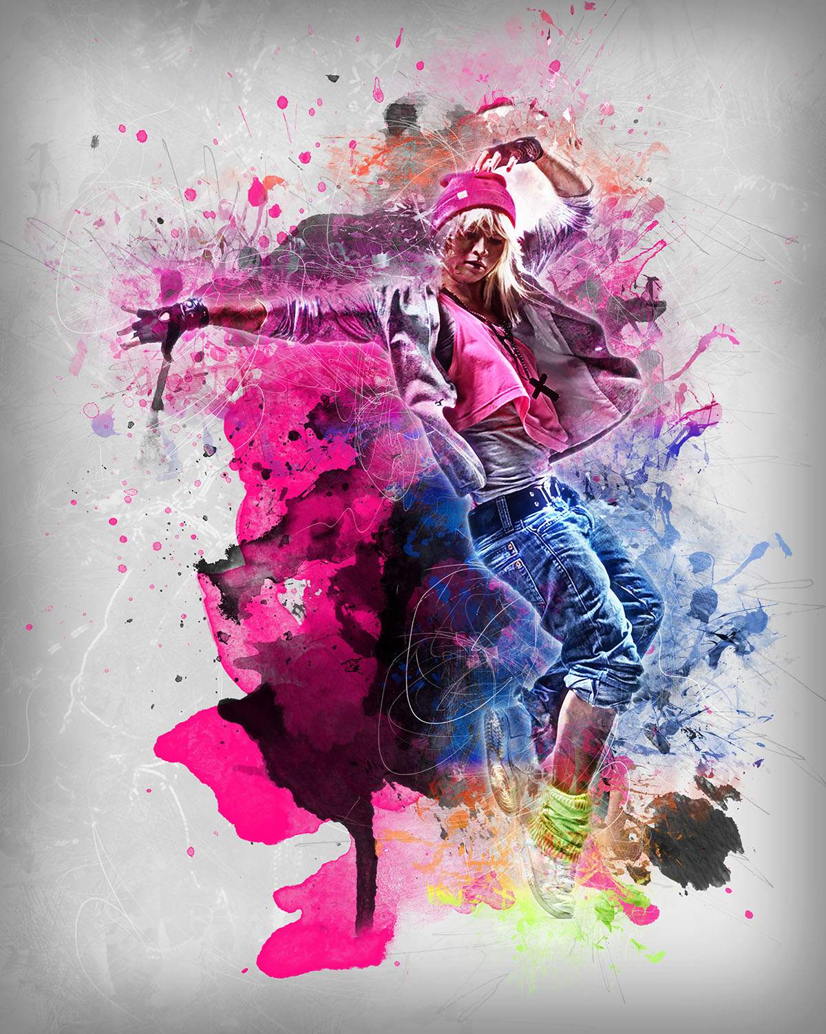 Grunge Art Photoshop Action by SmartestMind | GraphicRiver