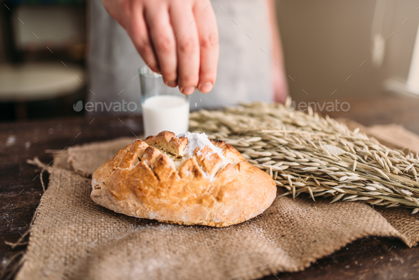 Homemade bakery concept, natural organic food - Stock Photo - Images