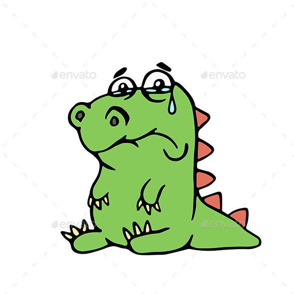 Sad Dragon - Monsters Characters