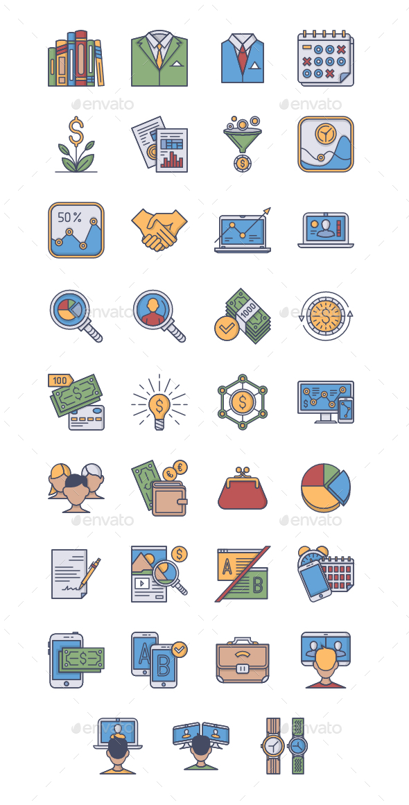 35 Business Icons - Business Icons