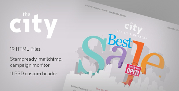 The City - Business email template - Email Templates Marketing