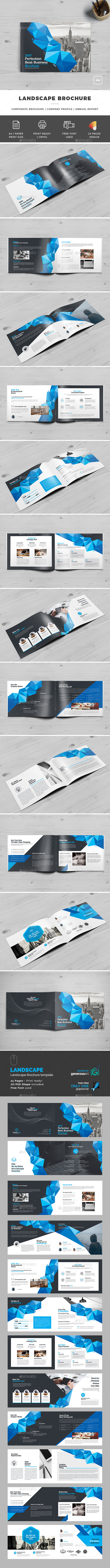 Landscape Brochure - Brochures Print Templates