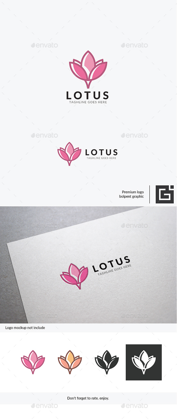 Lotus logo template - Nature Logo Templates