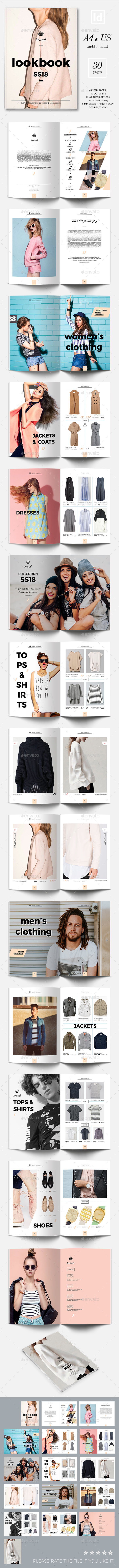 Lookbook 04 Template - Magazines Print Templates