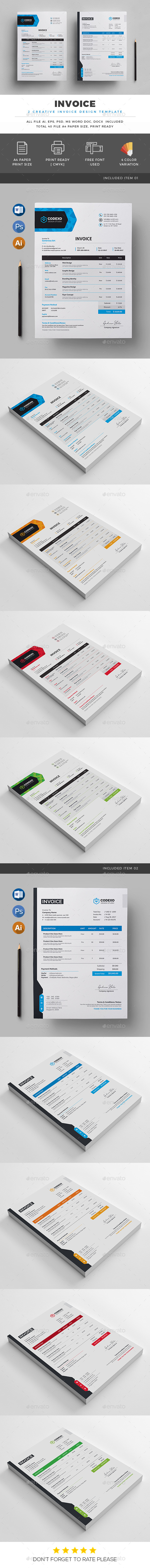 Invoice - Stationery Print Templates