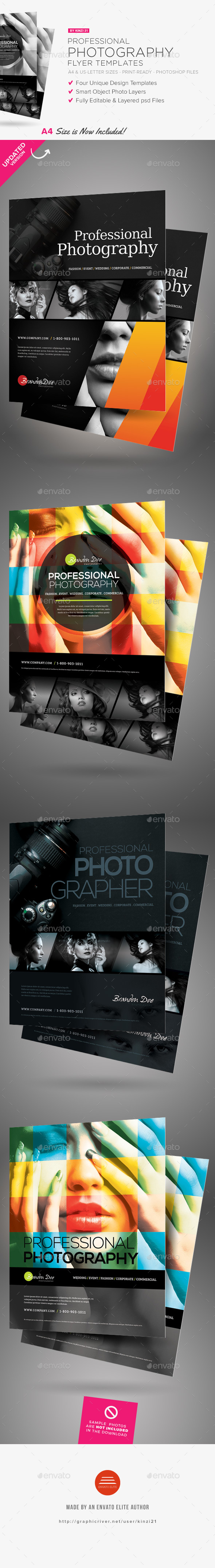 Professional Photography Flyers - Corporate Flyers