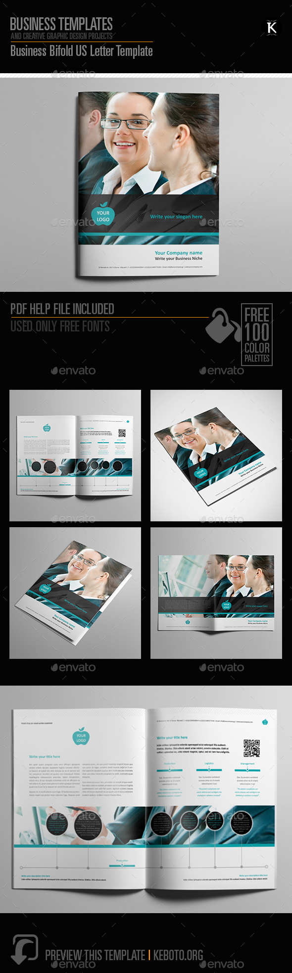 Business Bifold US Letter Template Business Bifold US Letter Template