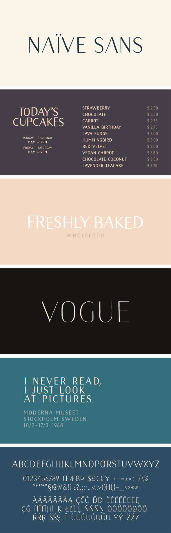 Naive Sans Font Pack - Handwriting Fonts