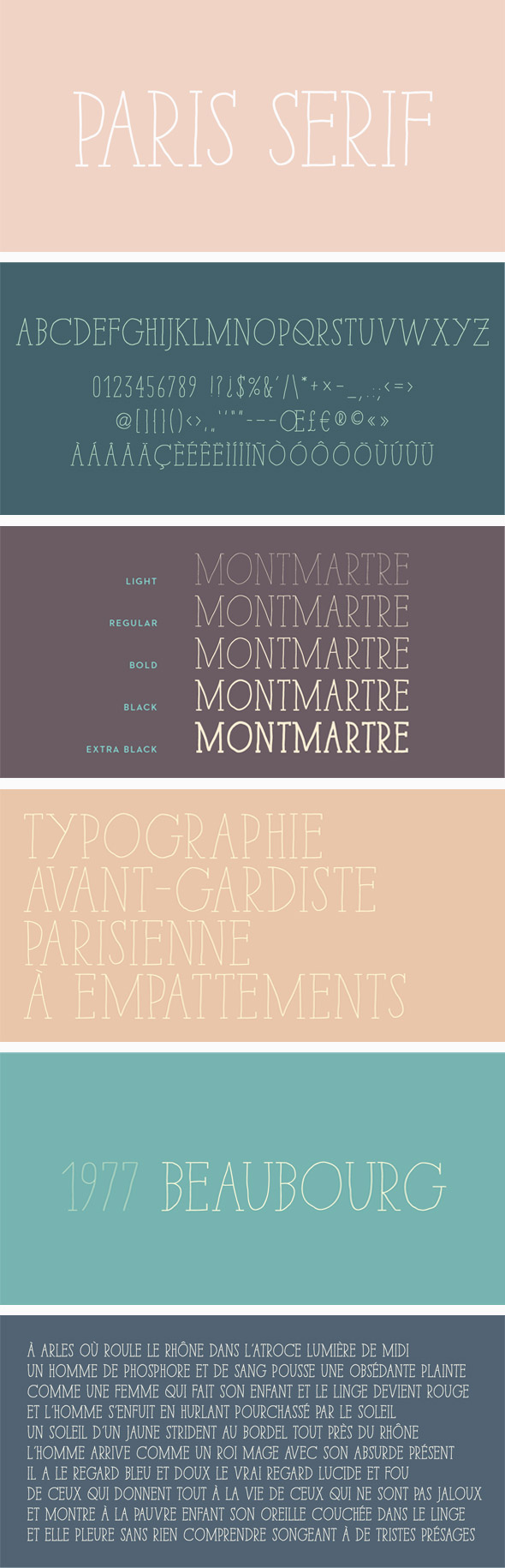 Paris Serif Font Pack - Hand-writing Script