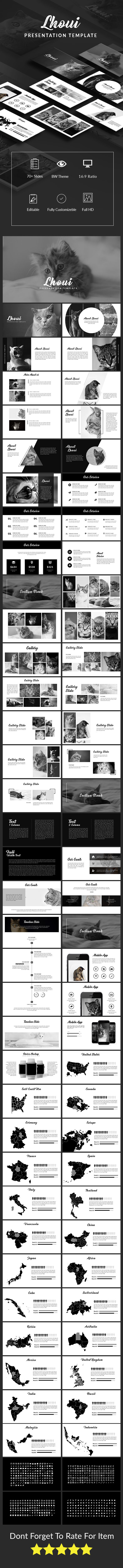Lhoui Presentation Template - PowerPoint Templates Presentation Templates