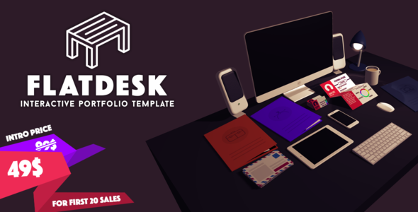 FlatDesk - Innovative Portfolio Template