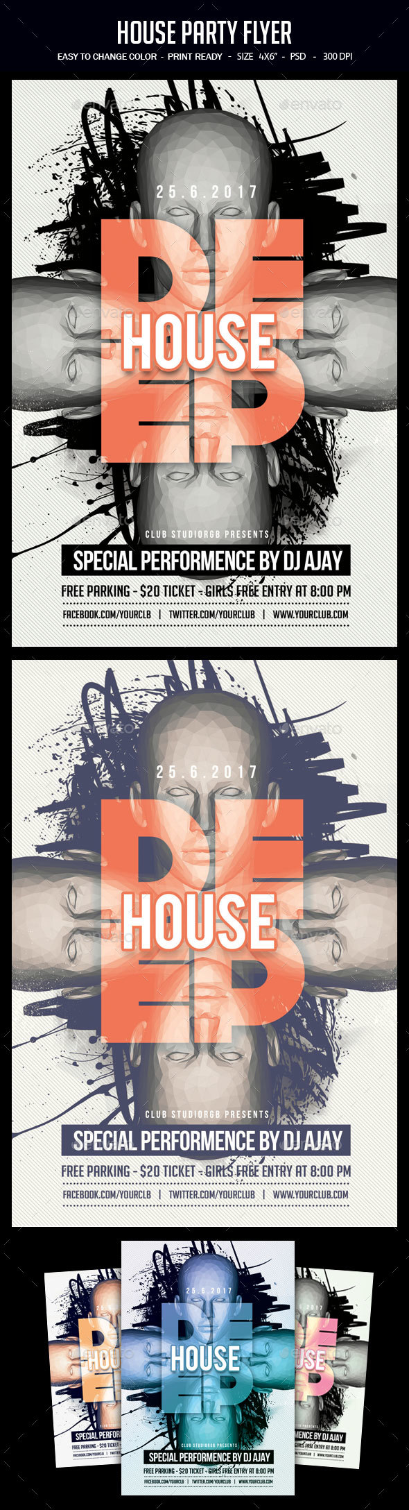 House Party Flyer - Clubs & Parties Events