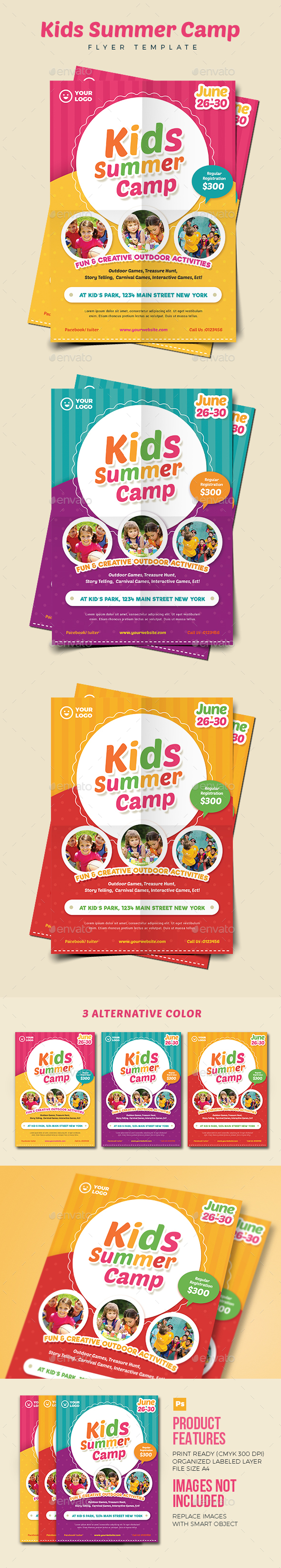 Kids Summer Camp Flyer 02