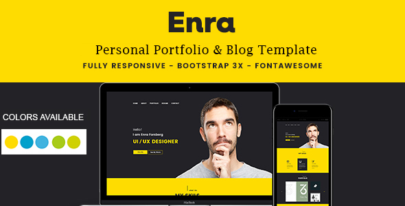 Enra - Personal - ThemeForest 19884033