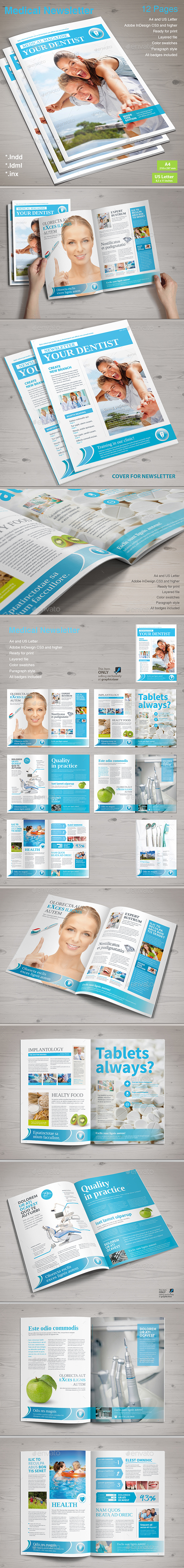 Medical Newsletter - Newsletters Print Templates
