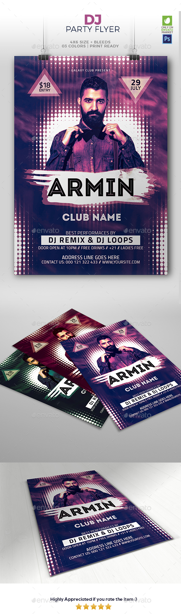 DJ Party Flyer - Clubs & Parties Events