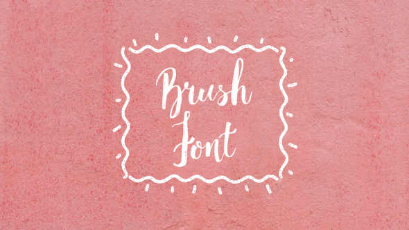 Brush Font - VideoHive 20053787