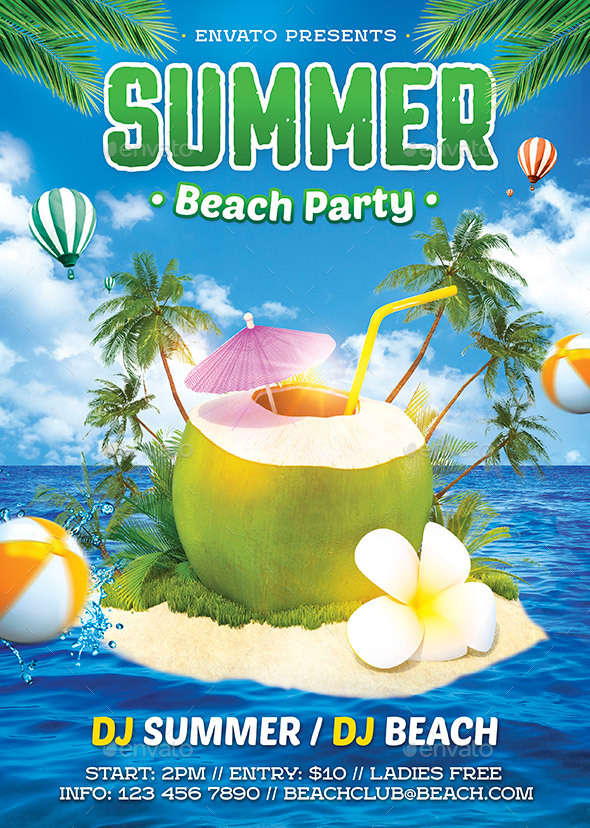 Summer Beach Flyer