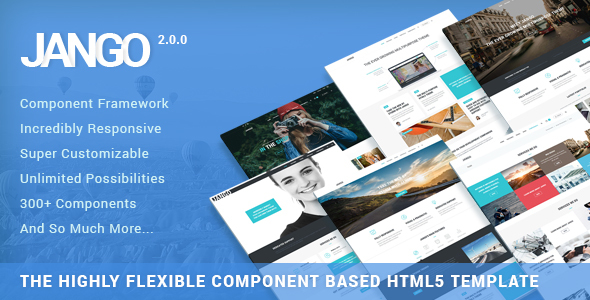 Jango | Highly Flexible Component Based HTML5 Template - Corporate Site Templates