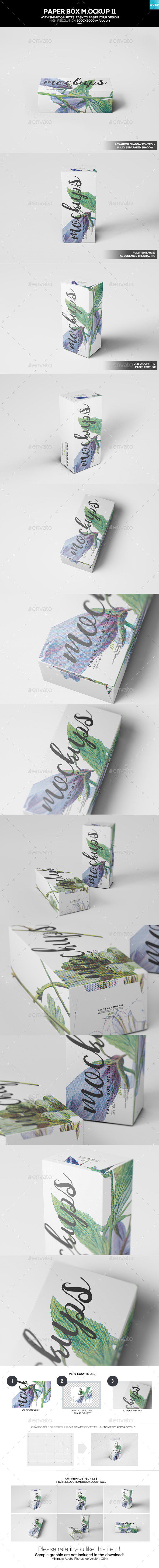 Paper Box Mockup 11 - Miscellaneous Packaging