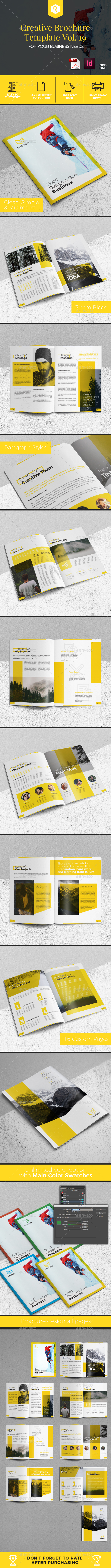 Creative Brochure Template Vol. 19 - Corporate Brochures