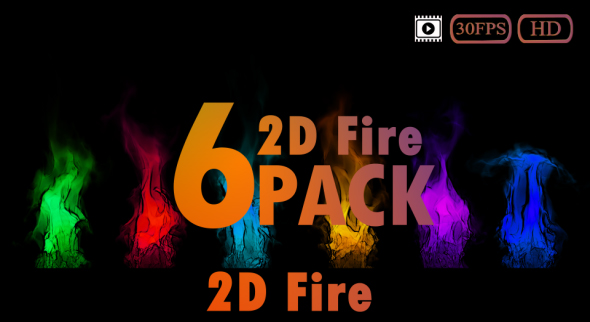 Fire 2D Pack (Toonshade)