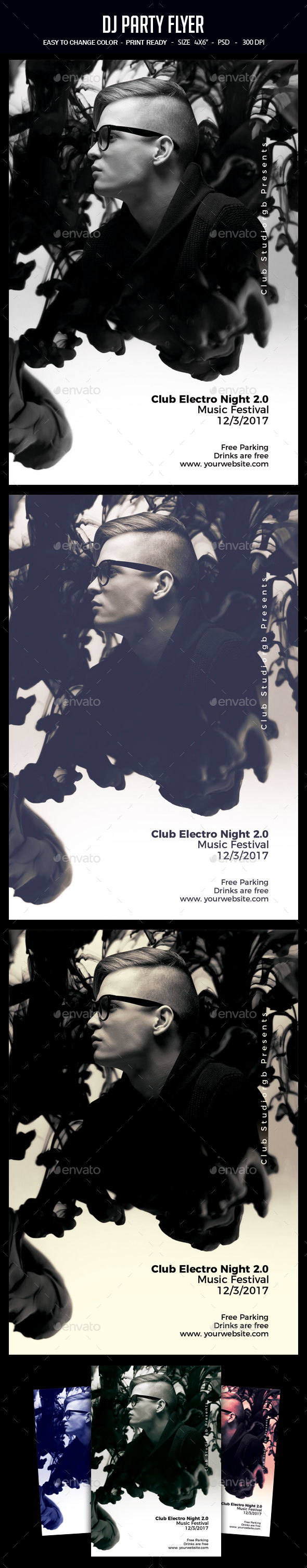 Dj Party Flyer - Clubs & Parties Events