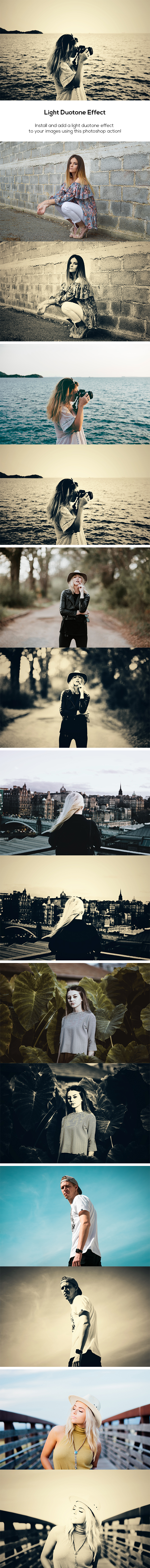 Light Duotone Effect - Photo Effects Actions