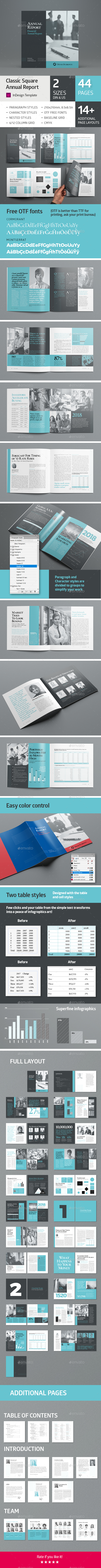Square Annual Report 44 pages - Corporate Brochures