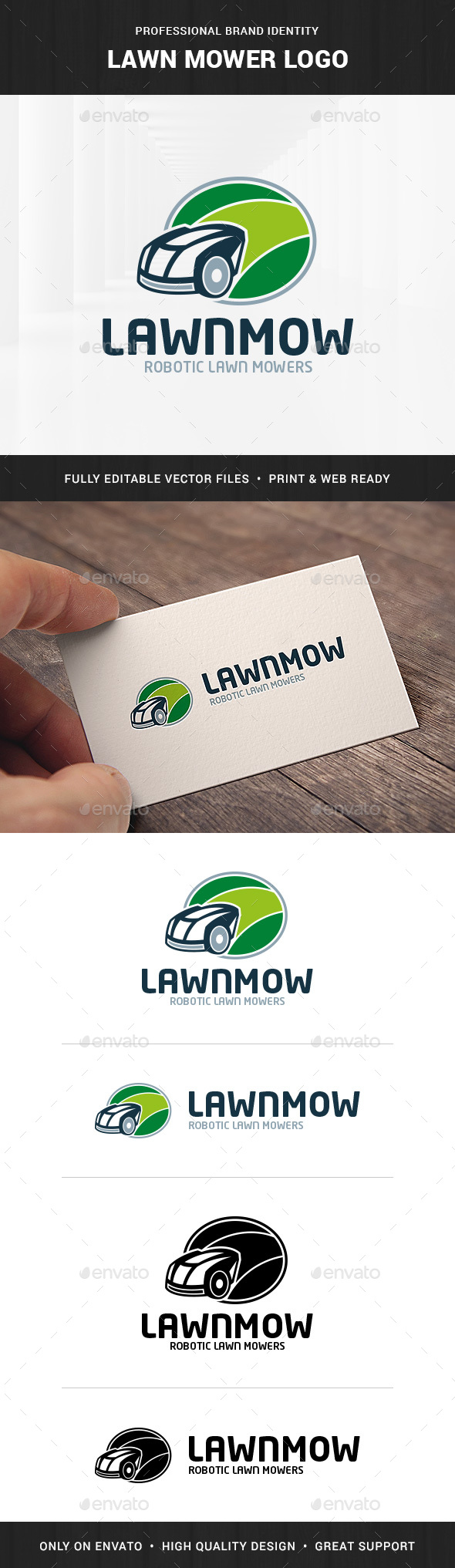 Lawn Mower Logo Template - Objects Logo Templates