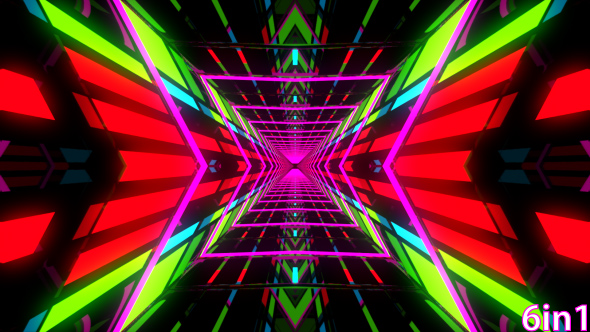 Light Tunnels VJ Loops