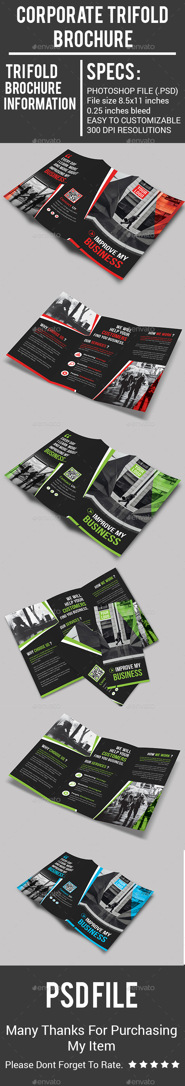 Corporate TriFold Brochure - Corporate Brochures