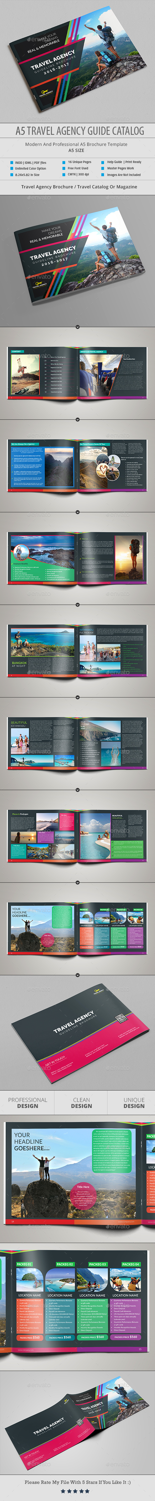 A5 Travel Agency Guide Catalog - Catalogs Brochures