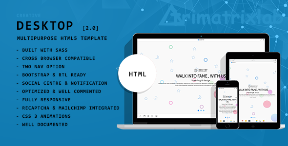 Marvelous Desktop | Creative Multipurpose HTML5 Template