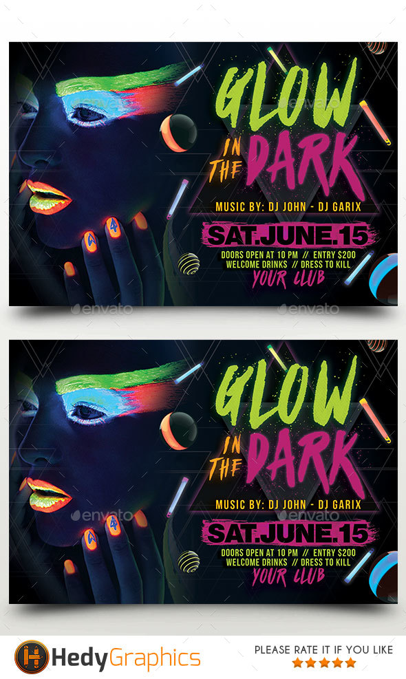 Glow in the dark - Clubs & Parties Events