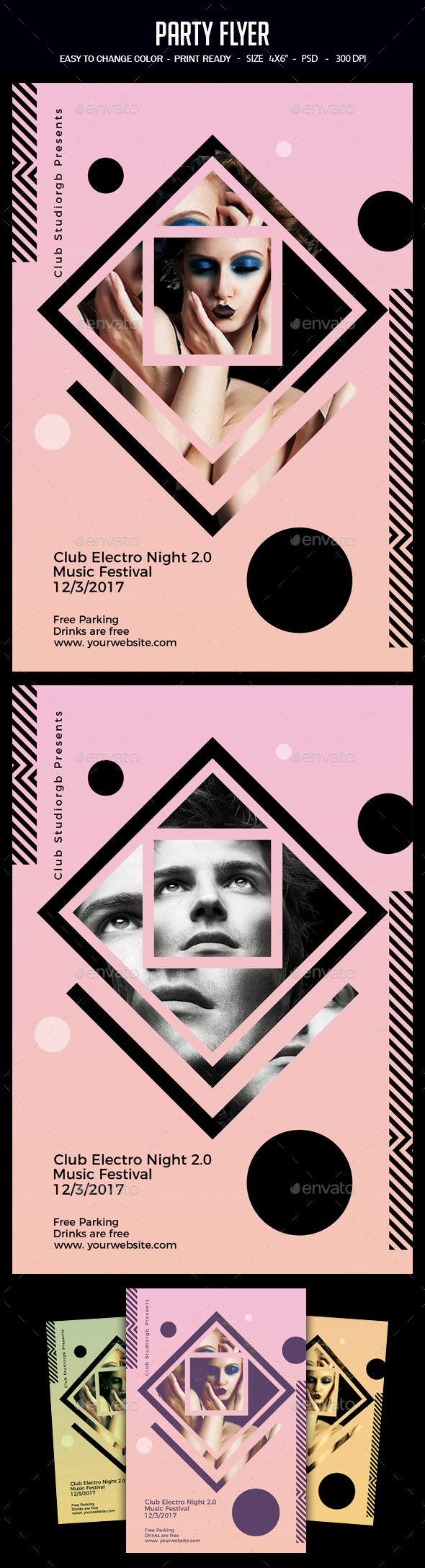 Party Flyer - Clubs & Parties Events