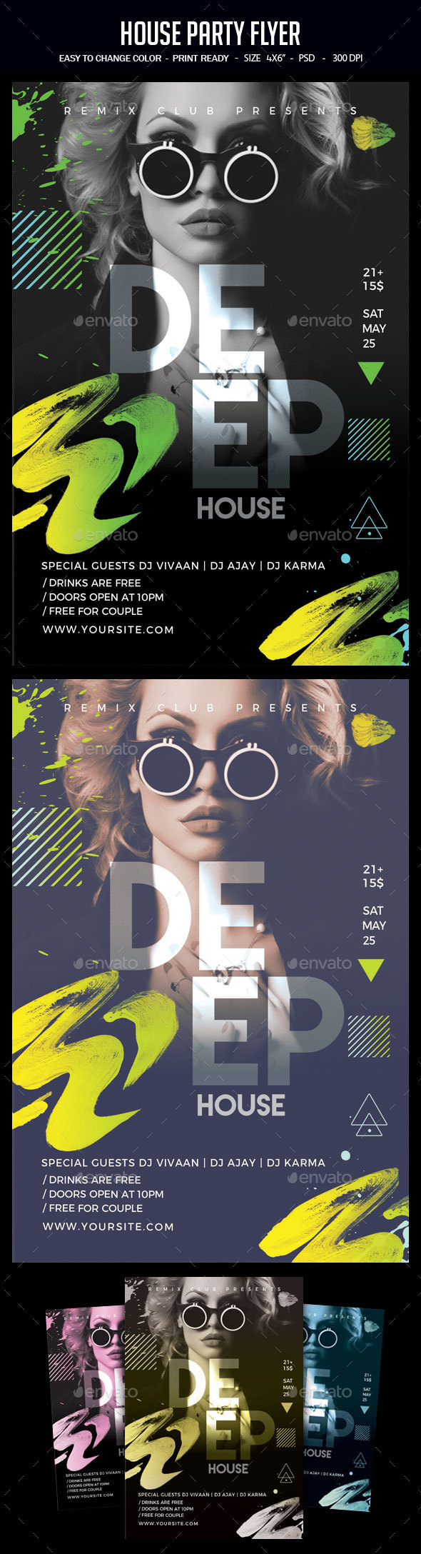 House Party Flyer - Clubs & Parties Events