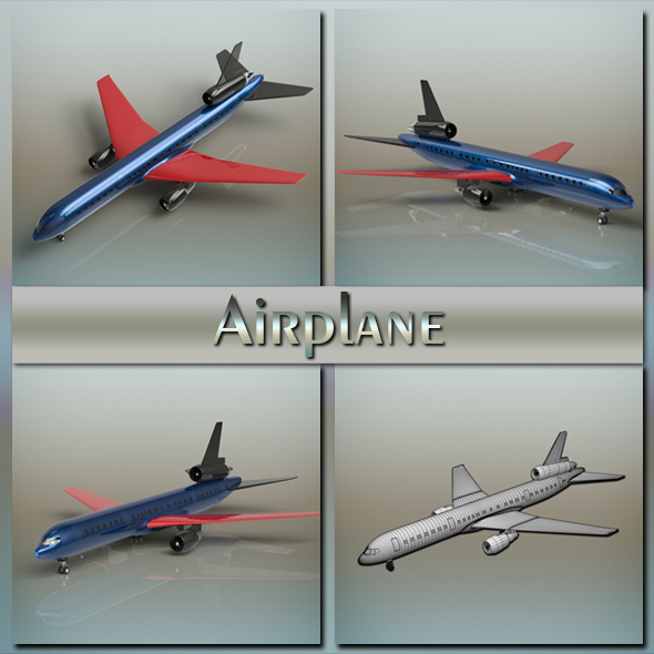 Airplane - 3Docean 20063179