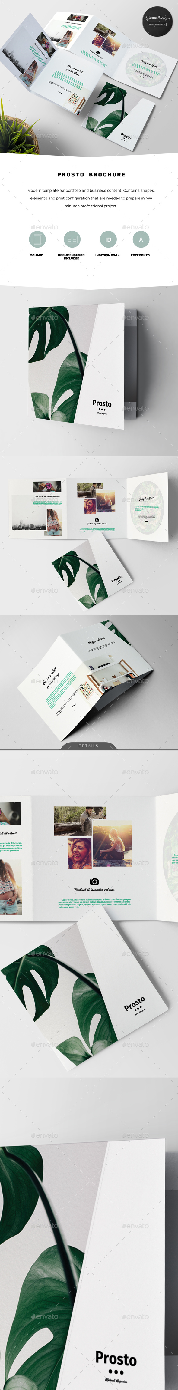 Prosto Square Brochure - Informational Brochures