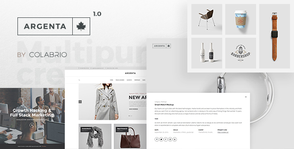 Argenta - Creative Multipurpose WordPress Theme - Creative WordPress