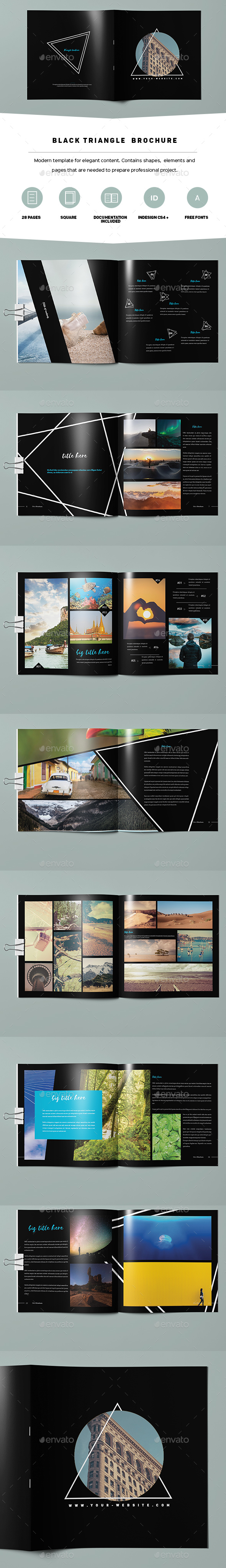 Black Square Brochure - Portfolio Brochures