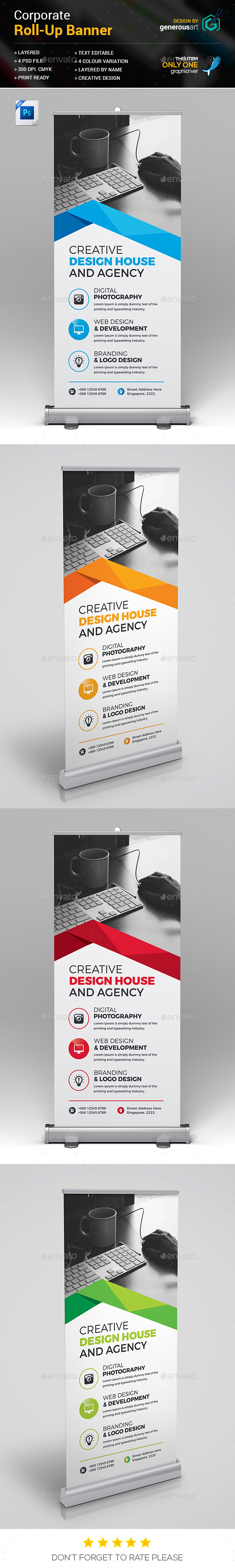 Roll-Up Banner - Signage Print Templates