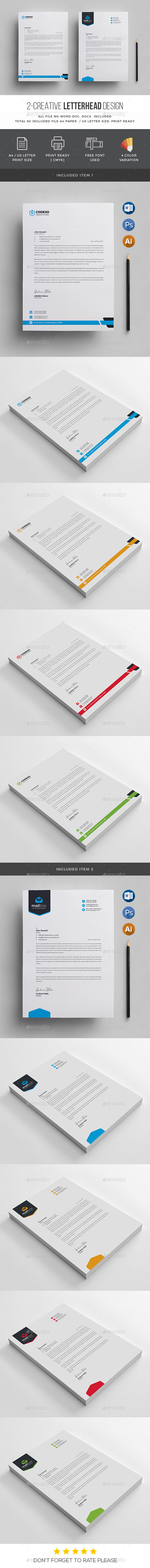 Letterhead - Stationery Print Templates