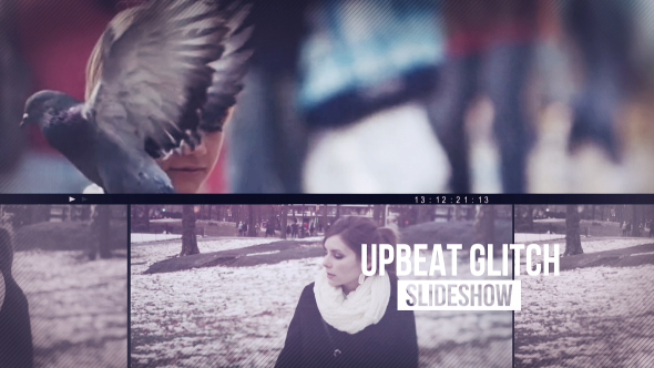 Upbeat Glitch Slideshow - VideoHive 20067332