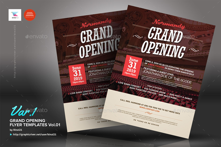flyer grand opening