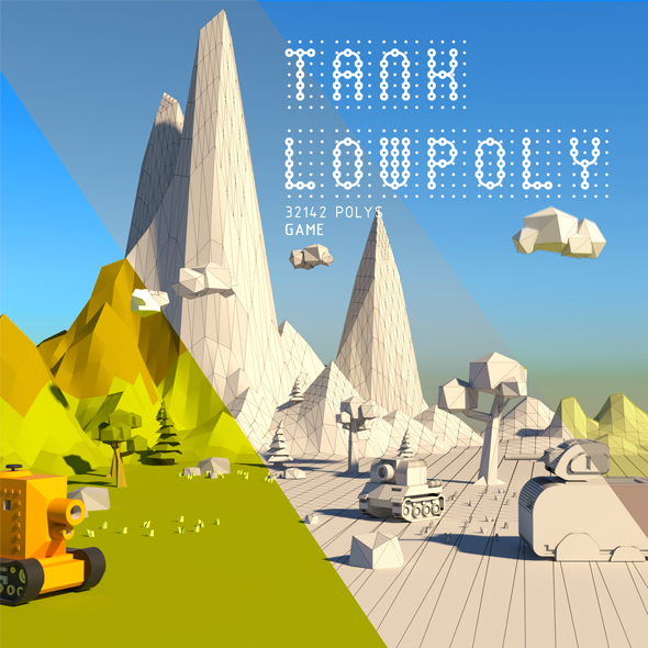 TANK LOWPOLY - 3Docean 20071555