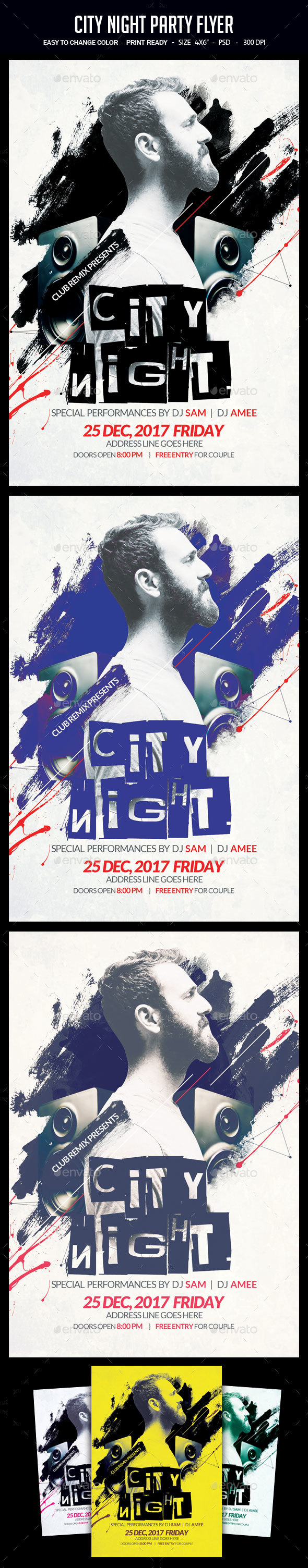 City Night Party Flyer - Clubs & Parties Events