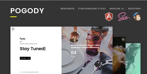 Pogody – Responsive HTML5 Coming Soon Template - Under Construction Specialty Pages
