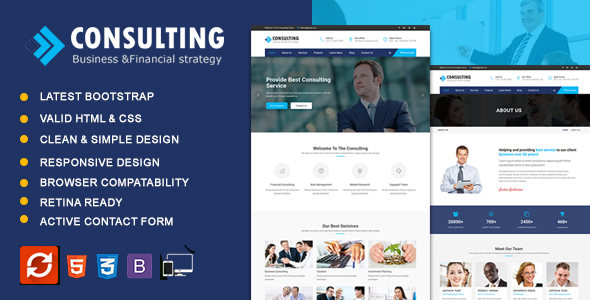 Consulting - Business & Consulting HTML Template - Business Corporate