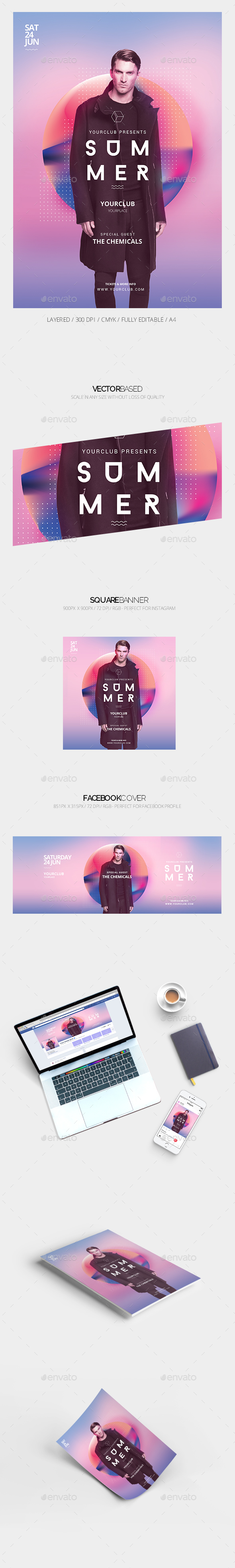 Summer Flyer - Events Flyers